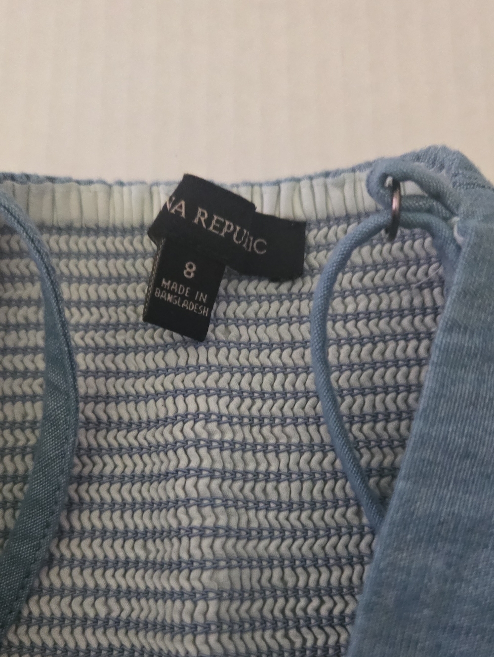 Banana Republic Chambray Button-Front Jumpsuit in Light Blue - Picture 2 of 7